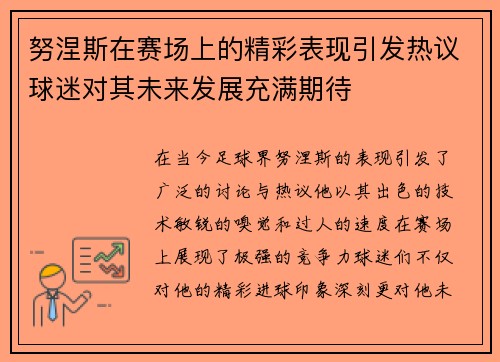 努涅斯在赛场上的精彩表现引发热议球迷对其未来发展充满期待